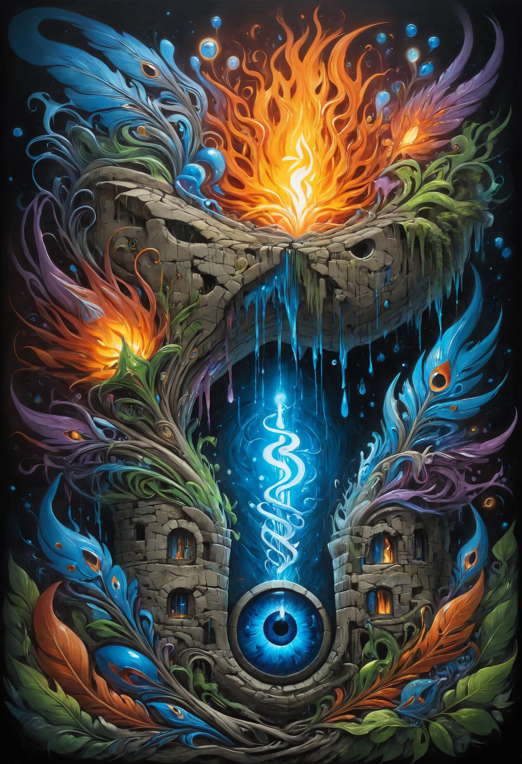 Bodies humbly collapse fetal, eye of a thousand needles, <lora:Elemental_Graffiti-step00001500:0.8> elemental art, <lora:detailed_notrigger:0.8>, glow in the dark, <lora:Graffiti_SDXL:0.5> ais-graffiti