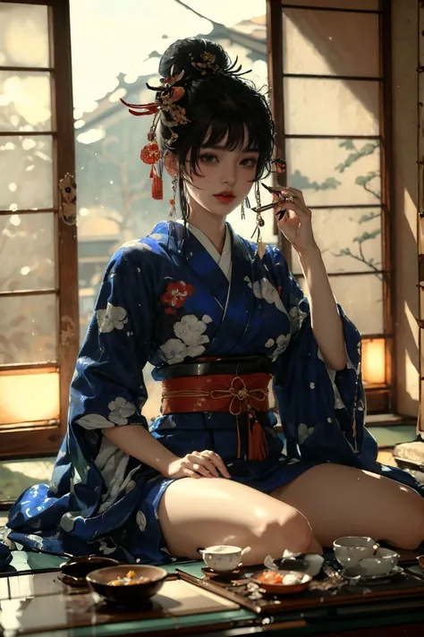 <lora:~Q?-p xuer shang dynasty:0.8>,(japanese_clothes:1.5),