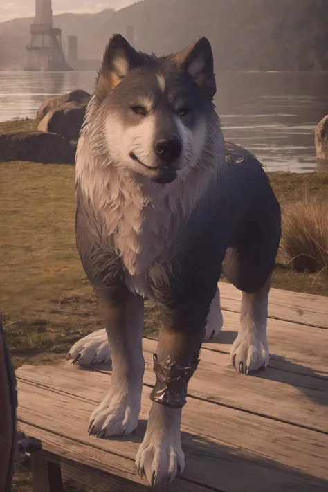 Best quality,masterpiece,ultra high res,wolf,torgal