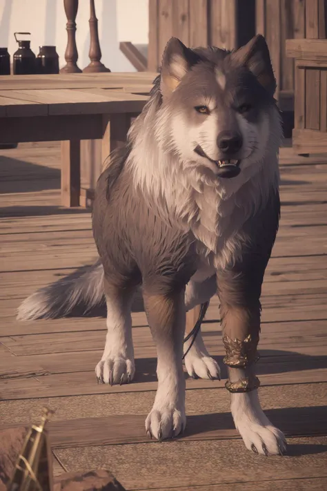 Best quality,masterpiece,ultra high res,wolf,torgal