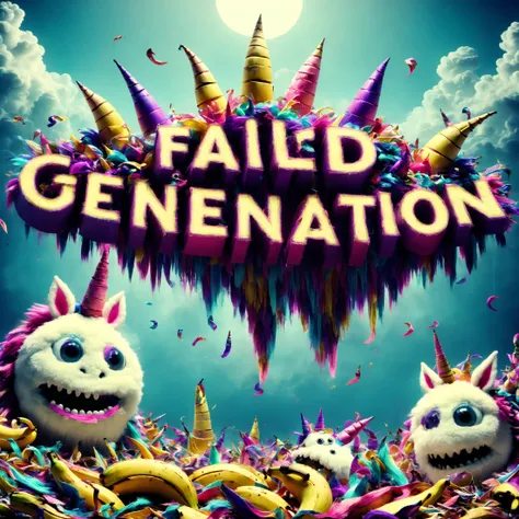 FAILED GENERATION text logo, big pile of banana and unicorn puppets (by tim burton:1.2). Digital glitches in the background, ( glitch art effect:1.1)
<lora:Harrlogos_v2.0:1>