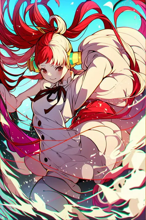 masterpiece, <lora:Shie_Nanahara-49:1>
Shie_Nanahara,1girl, solo,
<lora:utaOnePieceLora_1:0.7>uta \(one piece\),long hair, multicolored hair, split-color hair, red hair, white hair