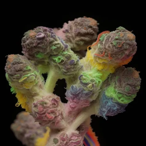 Tons of purple weed buds