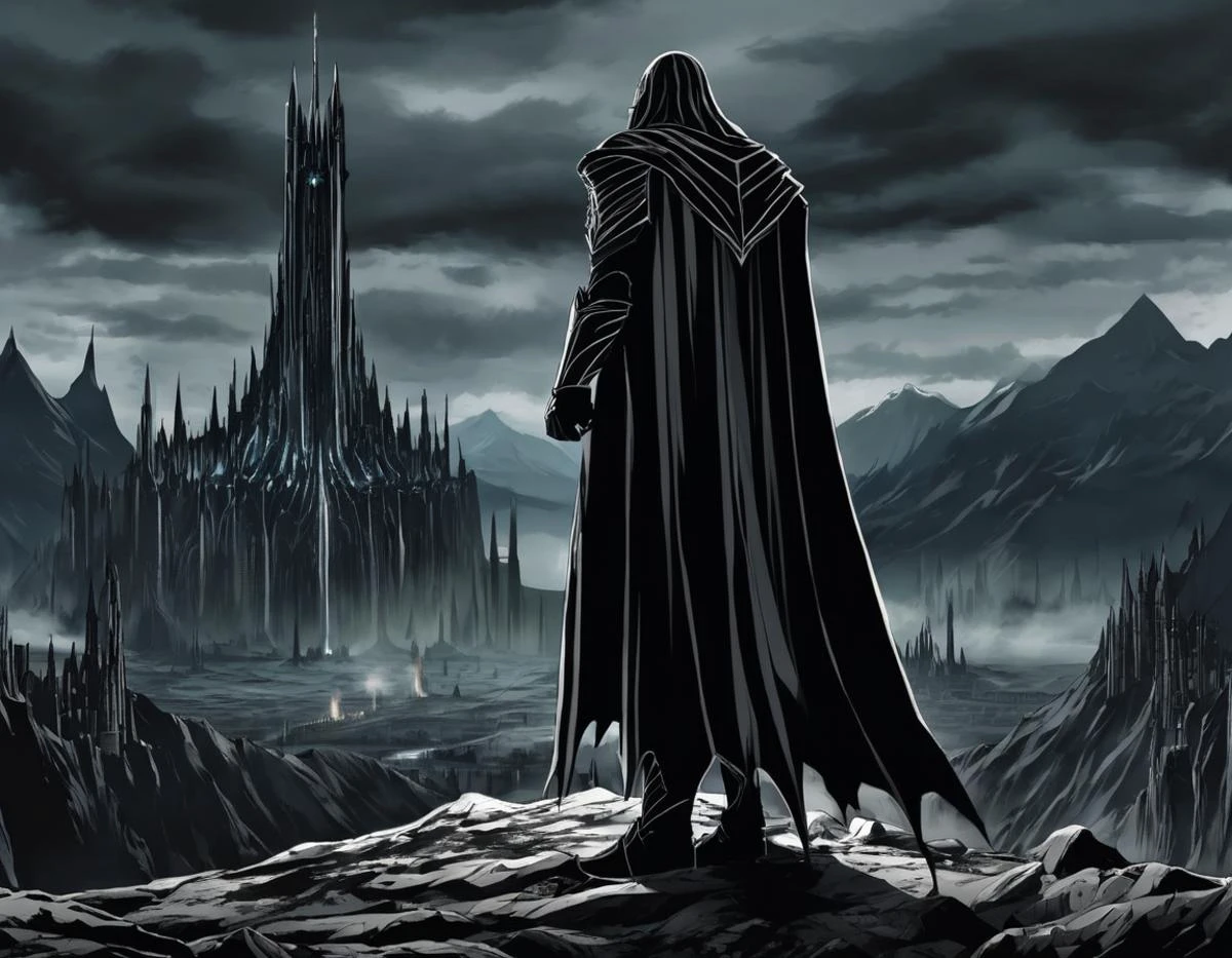 Anime,
In the land of Mordor,where the shadows lie,watches the eye of sauron,