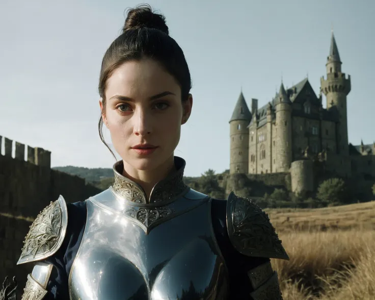 the matrix movie <lora:the_matrix_movie_ar_offset:1>, (masterpiece), (extremely intricate:1.3), (realistic), portrait of a girl, the most beautiful in the world, (medieval armor), metal reflections, upper body, outdoors, intense sunlight, far away castle, professional photograph of a stunning woman detailed, sharp focus, dramatic, award winning, cinematic lighting, octane render, unreal engine, volumetrics dtx