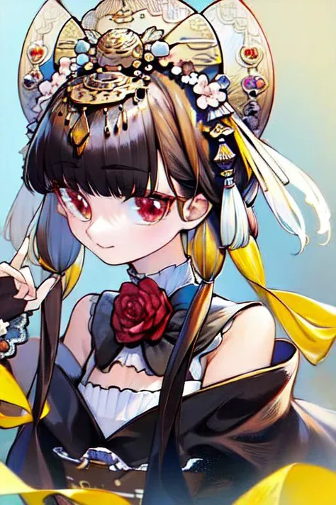 <lora:chaofengV10:1>,<lora:kaedeidoitStyleV10-000018:0.8>, (masterpiece, best quality, hi-res:1.2), 1girl, solo