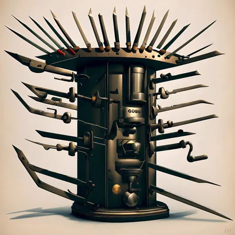 <lora:ManyBladesAIv2:.9> ManyBladesAI coffee machine