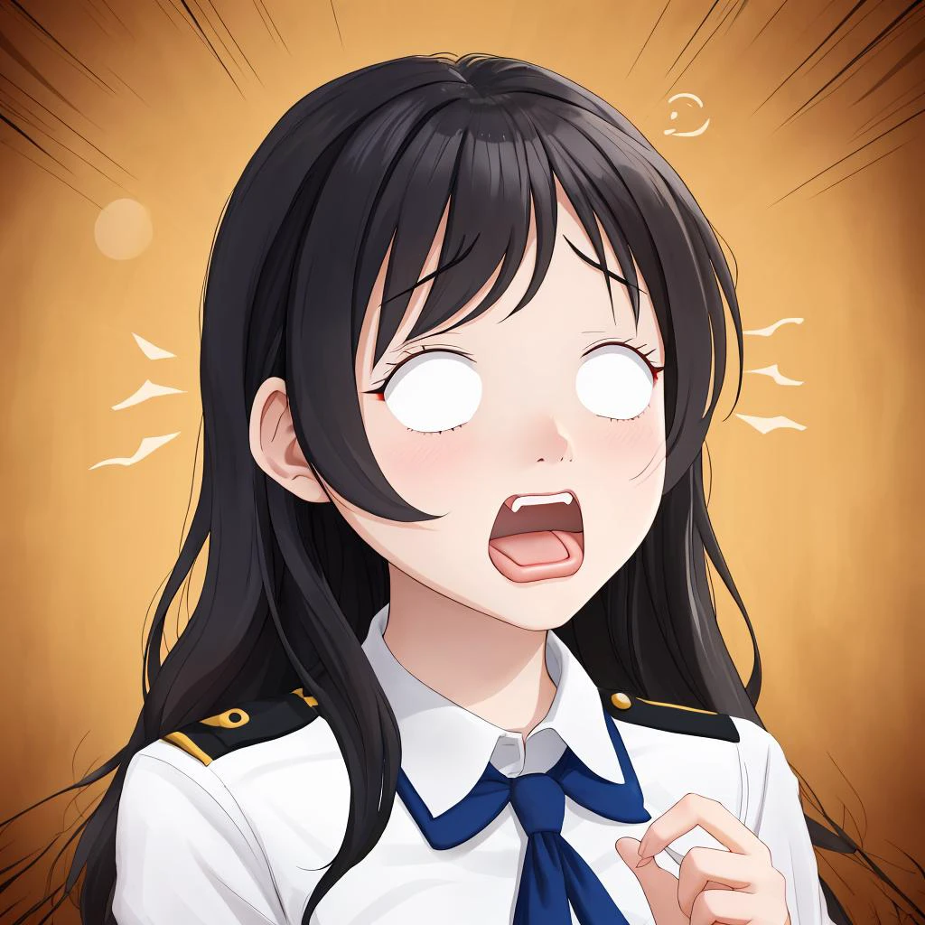 <lora:SurprisedBlankEyes_V1.6:1>
1girl, blank eyes, surprised, open mouth, wavy mouth