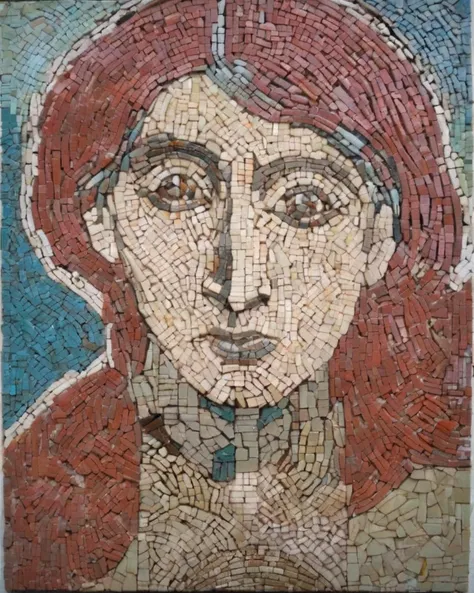 mosaic of an art piece :1.4, Boulet<lora:mosaic:1.0>