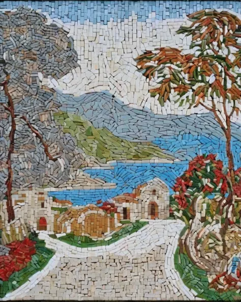 mosaic of a nice landscape<lora:mosaic:1.0>