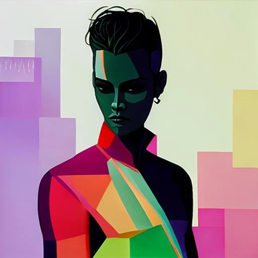 (masterpiece, highest resolution, best quality, intricately detailed:1.5)Queer art, depression and fear, abstract, geometric, white background, neon purple, neon green, neon pink, pastel, 3d, surreal, minimal, divinity, spiritual, shamanism, dark fantasy, digital painting, anne bachelier, gustav klimt, jason anderson an abstract representation of the male body in motion, in the style of neonpunk, dark violet and light green, color splash, wlop, dynamic pose, baroque sci-fi, anatoly metlan I am unfolding i am not holding on shattered into pieces i am the broken one, digital painting, surreal, geometric, hyperrealism, vantablack, pastel and neon, epic sadness, otherworldly
in the style of queerart.depr.trma-54000,