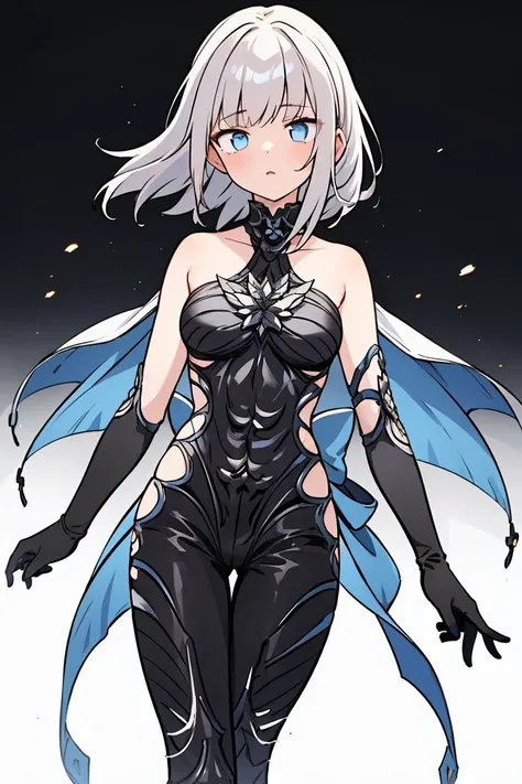 (masterpiece, best quality), 1girl, <lora:OmegaF V2:1> omegaf bodysuit,elbow gloves, black gloves