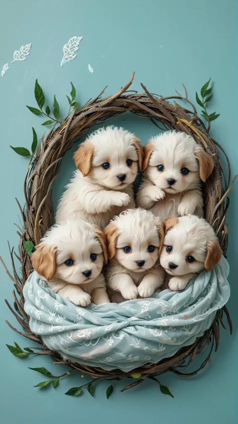 (flat 2d sticker:1.2) with few puppies laying in cozy nest with white fluff and lace cloth, vector graphics illustration style, digital art drawing, trending on artstation
BREAK NOBLEDOGS_CTS <lora:NOBLEDOGS_CTS-000018:0.43> NOBLEDOGS_CKCS <lora:Noble_Dogs_XL_CKCS_E27:0.23>
BREAK soft focus, (shallow depth of field, Helios_44_2 swirly bokeh:0.6), (light leaks, gloom:0.4), (analog film simulation:0.8)