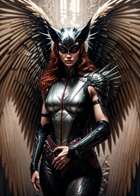 (cowboy shot), (masterpiece), (best quality:1.0), (ultra highres:1.0), highly detailed face and eyes, (photorealistic:1.2)
BREAK
<lora:ShayeraDC:0.8> ShayeraDC, green eyes, feathered wings, wings, mask
<lora:Dark_Angel_Base_preview_V1:0.5> Dark_Angel, intricate design
<lora:more_details:0.5>
BREAK
abstract background