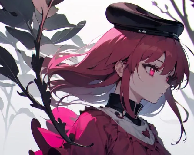 <lora:n_satono_v1:1.0>, pink dress, hat, pink eyes, smoking, expressionless, smoke, trees,
1girl, solo