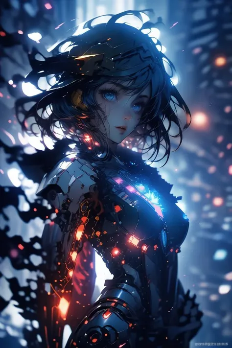 (Girlish Digital Artwork:1.2) of (Realistic:1.3) photo of a woman, <lora:Gundam girl_20230712160146:1> Gundam girl,CGSociety,ArtStation,(Dichromatic:1.4), <lora:LCM_LoRA_Weights_SD15:1>