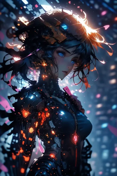 (Stupid Vector image:1.2) of (Ultrarealistic:1.3) photo of a woman, <lora:Gundam girl_20230712160146:1> Gundam girl,(Flat style:1.3),Illustration,Behance,(Kodachrome:1.4),robot,((cyborg)),machine,futuristic,concept Art by senior character Artist,featured on zbrush central,trending on polycount,trending on ArtStation,CGSociety,hard surface modeling, <lora:LCM_LoRA_Weights_SD15:1>