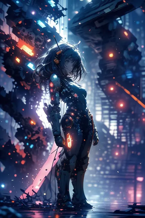 (Preview Vector image:1.2) of (Illustration:1.3) photo of a woman, <lora:Gundam girl_20230712160146:1> Gundam girl,(Flat style:1.3),Illustration,Behance,(Kodachrome:1.4),robot,((cyborg)),machine,futuristic,concept Art by senior character Artist,featured on zbrush central,trending on polycount,trending on ArtStation,CGSociety,hard surface modeling, <lora:LCM_LoRA_Weights_SD15:1>