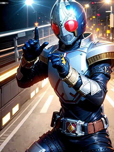 (extremely detailed CG), (best quality), perfect face,  shiny skin, lustrous skin, solo,1boy,<lora:BladeSuit-10:0.8>BladeRider, blue gloves,rider belt,gloves, bodysuit, , armor,belt,helmet.clenched hands,fighting stance,