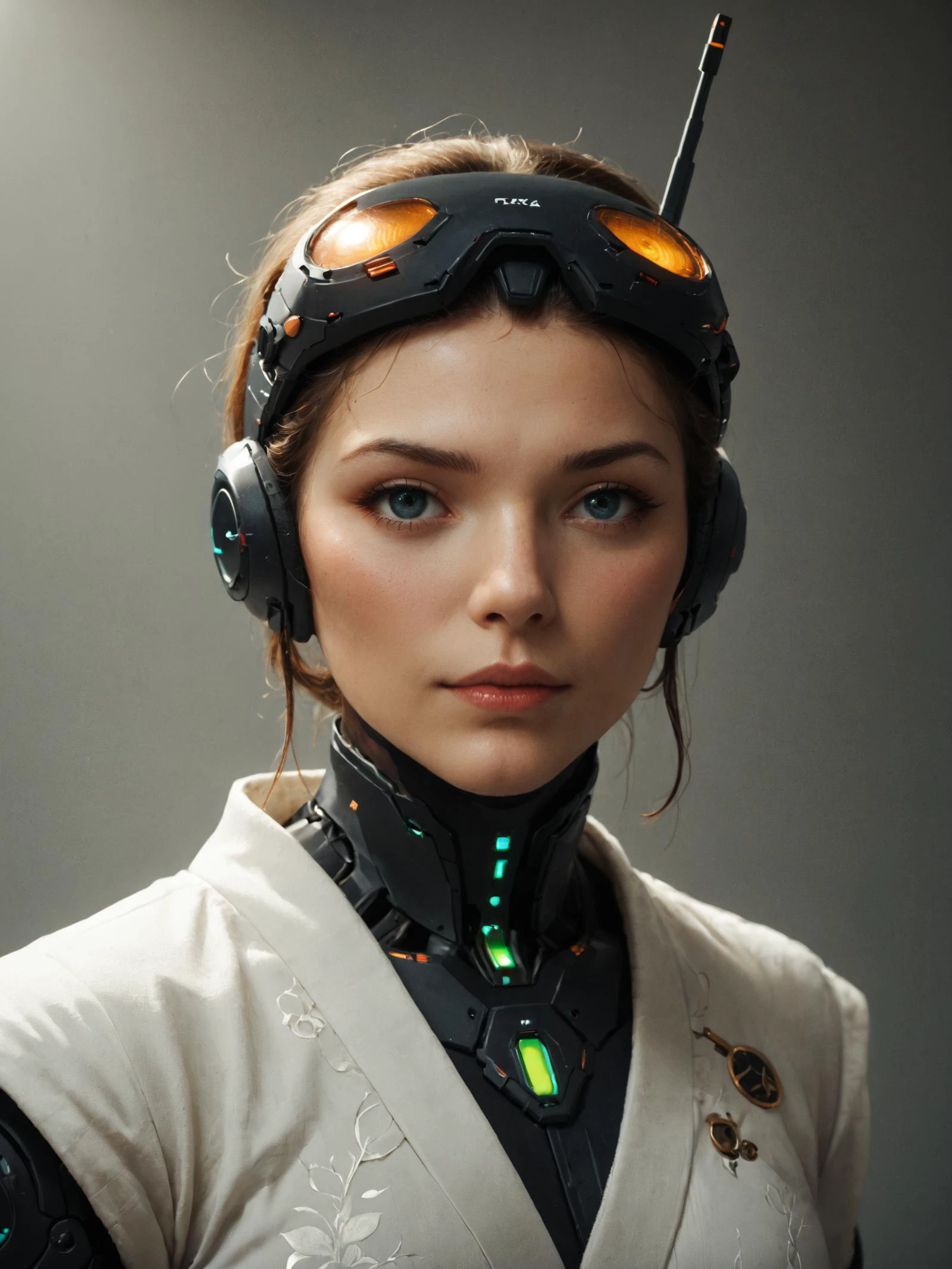 score_9, score_8_up, score_7_up, source_anime,
1girl, solo, looking at viewer, japanese, kimono, head-mounted display, glowing, humanoid robot, geisha,
<lora:Anachrotech:1> asdfm3cha
epic action, Unreal Engine, cinematic award winning artwork, many details, extreme detailed, full of details,Wide range of colors., dramatic, Dynamic,Cinematic,Sharp details, Insane quality. Insane resolution. Insane details. Masterpiece. 32k resolution. casting shadow style, cucoloris patterned illumination, dvr-lnds-sdxl, ral-dissolve, ral-ertmsphr, ral-porcelain, ral-pxlprtcl, Niji, aidma-niji