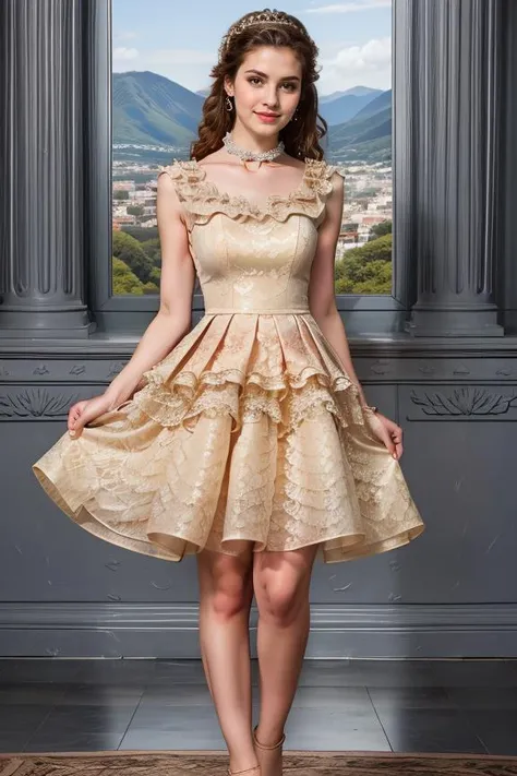 1 woman, beautiful, detailed, realistic, full body shot, scenic view, <lora:DETAIL_SLIDER_BY_STABLE_YOGI:0.8>
<lora:Short Dress 4 By Stable Yogi:1> amber dress