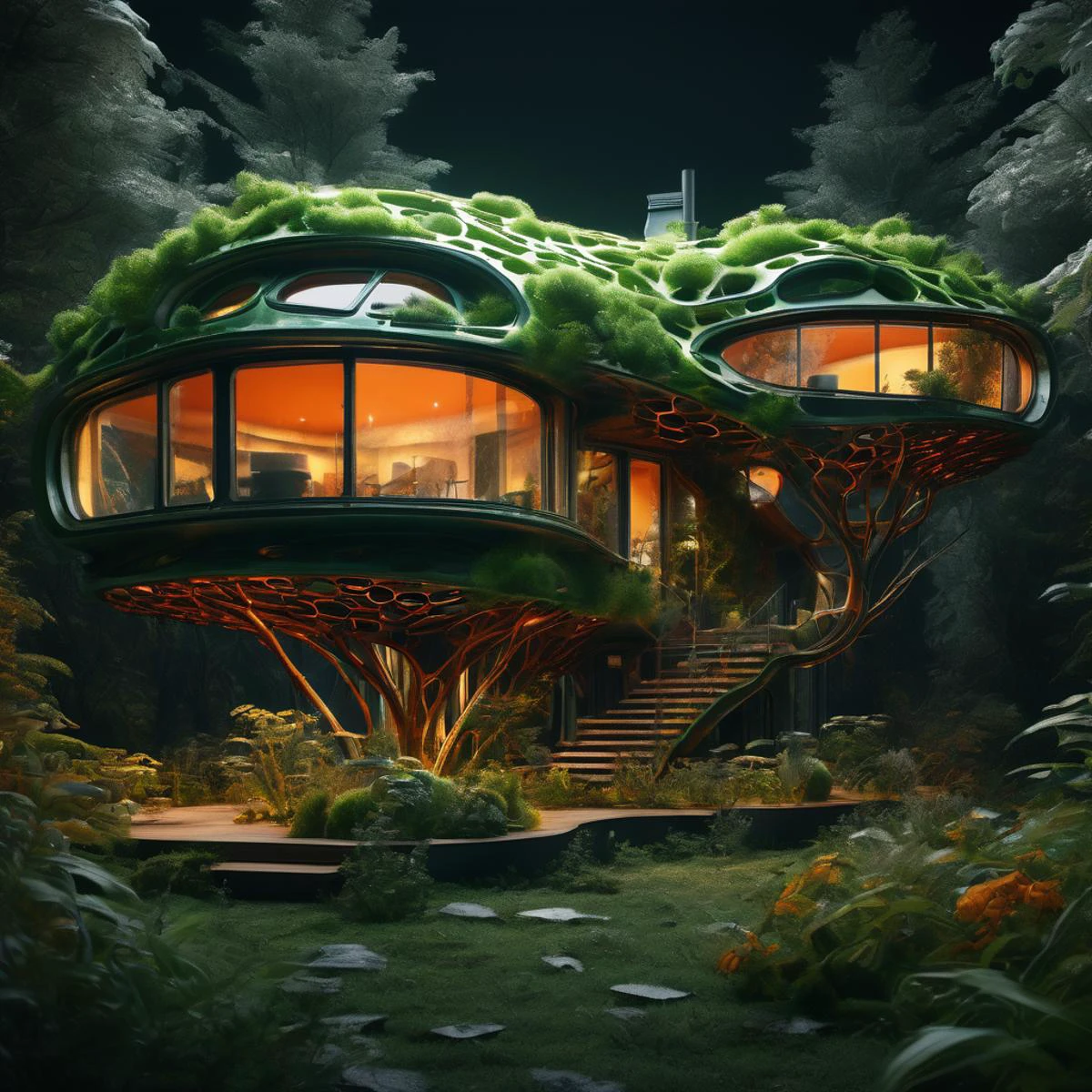 ((best quality)), ((masterpiece)), ((realistic,digital art)), (hyper detailed),DonMG414XL house, octane rendering, raytracing, volumetric lighting, Backlit,Rim Lighting, 8K, HDR, <lora:DonMG414XL-000015:0.9>