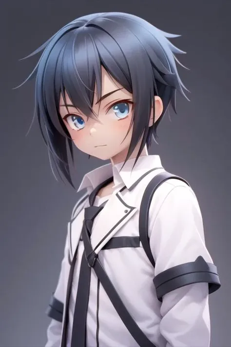 masterpiece, best quality, sketch, 1boy, solo, male focus, looking at viewer, , , anime coloring, , <lora:kamito_kazehaya:0.72>, kamito_kazehaya, black hair, blue eyes, , gradient, 12k resolution