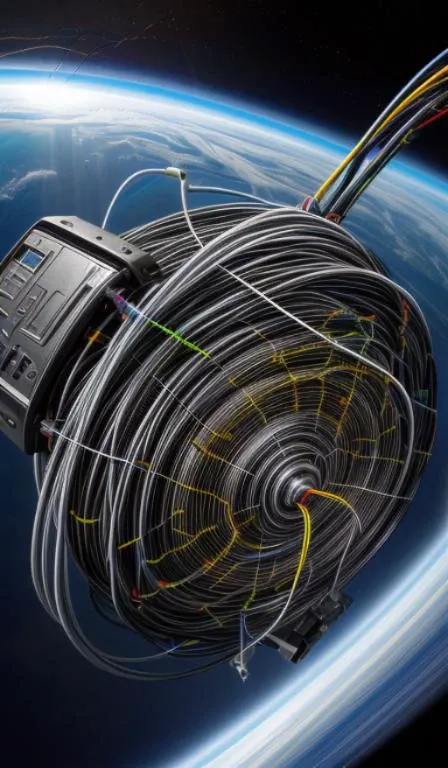<lora:ZeroG:1>, ZEROG,VERTICALG,LOATING HAIR,loating wires,HORIZONTALG,Cyborg512 Tay512, electronics, motors, wires, buttons, lcd <lora:add_detail:2>