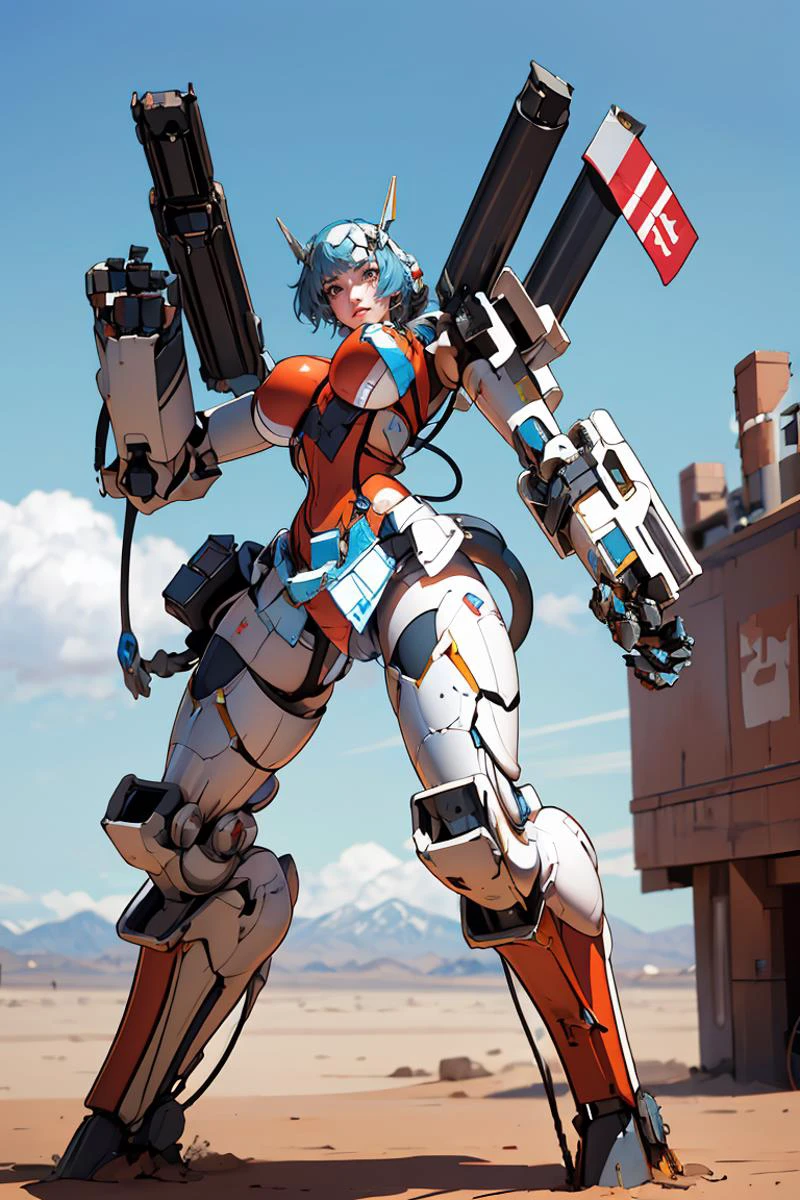 (masterpiece, best quality), 22 years old, 1girl, <lora:fusion_mecha_lora01:1> mecha, fusion mecha, mecha musume,