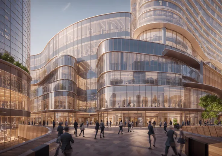 architectures, buildings compound, commercial building, render, sky, masterpiece,best quality,super detailed,realistic,photorealistic, 8k, sharp focus,
a photo of a building <lora:aarg_commercial-000018:0.5>