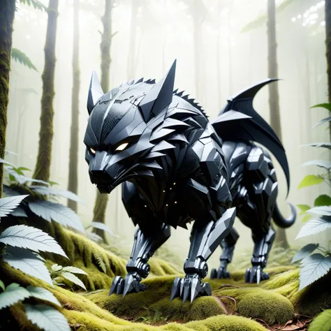 <lora:BatmanCoreXL:1>BatmanCore a chimera prowling the edges of a mystical forest, sleek, (carbon fiber:0.7), (tech:0.8), (sci-fi:0.7), 24mm, (analog, cinematic, film grain:1.3), Bokeh DOF, (Masterpiece:1.3) (best quality:1.2) (high quality:1.1)