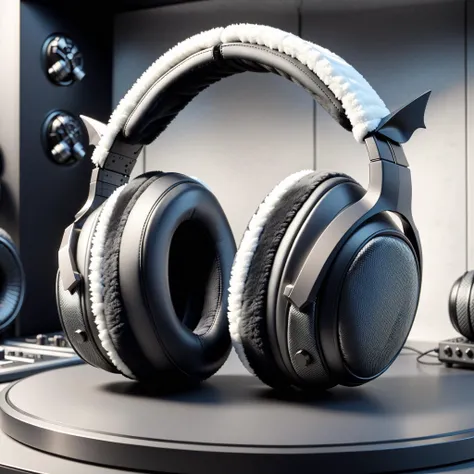 <lora:BatmanCoreXL:1>BatmanCore cozy fleece-lined earmuffs, sleek, (carbon fiber:0.7), (tech:0.8), (sci-fi:0.7), 24mm, (analog, cinematic, film grain:1.3), Bokeh DOF, (Masterpiece:1.3) (best quality:1.2) (high quality:1.1)