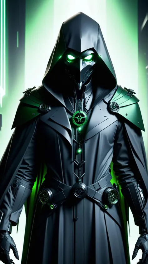 <lora:BatmanCoreXL:1>BatmanCore Style-GravityMagic, solo, half shot, looking away, detailed background, detailed face, (<lora:CyberPunkAI:0.6>, CyberpunkAI theme:1.1) acid-sorcerer, hooded plague doctor clothes, evil glowing poison infused amulet, dynamic pose, bright green color scheme, green hair, green eyes, green lights, green spell, purple venom, poison, toxic magic curse, poisoned dagger, biohazard symbol, floating particles, alchemical laboratory in background, ominous atmosphere,, sleek, (carbon fiber:0.7), (tech:0.8), (sci-fi:0.7), 24mm, (analog, cinematic, film grain:1.3), Bokeh DOF, (Masterpiece:1.3) (best quality:1.2) (high quality:1.1)