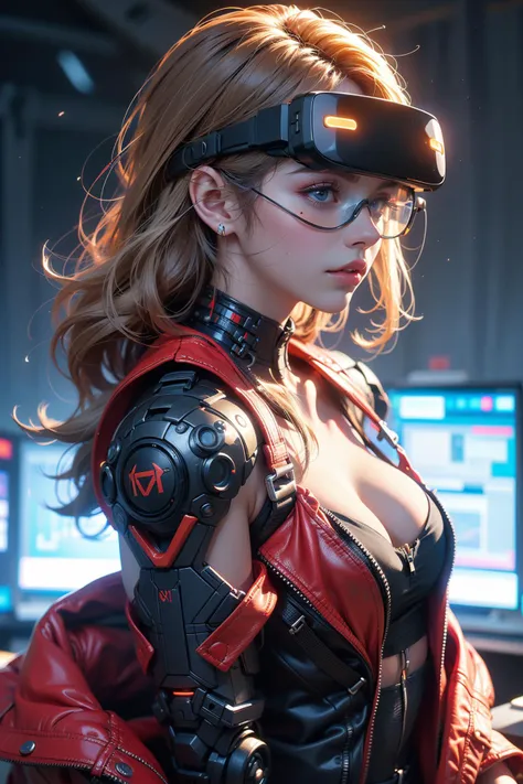 1girl,cyberpunk,science fiction,(head-mounted display:1.3),glowing,vr glasses,vaporwave,
Best quality,masterpiece,ultra high res,highly detailed,nsfw 8k, artstation, cinematic shot, cinematic lighting, real, full intricate, modern, elegant, rich deep colors, color, beautiful