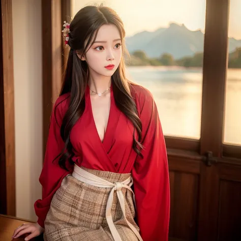 ru_qun,(RAW photo:1.2), (photorealistic:1.4),(masterpiece:1.3),(best quality:1.4),ultra high res,(detailed clothes features),HDR,,head,original_outfit,hanfu,clear details,masterpiece, best_quality, clear details,1girl,other,sitting on chair,cowboy shot, <lora:elegantHanfuRuqun_v10:1>, <lora:koreanDollLikeness_v10:0.31>, pureerosface_v1, ulzzang-6500-v1.1,(hands behind back)