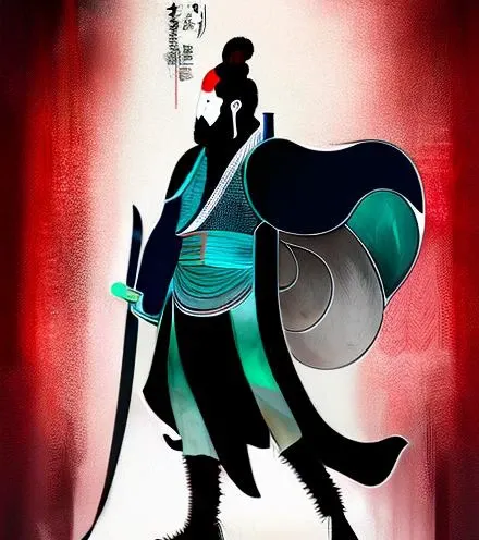 drawing of a male warrior, masterpiece, best quality, eyes ,(hanfu\), abstract background ,<lora:xuanxue_v2.0:0.7> , <lora:diyu:0.6:1,0.1,1,1,0,0,0,0,0,0,0,0.8,1,1,1,1,1>