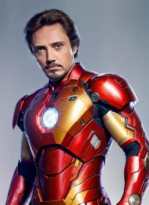 (cw1), headshot, man, solo, man in iron man costume, full body, full body shot, white background, no background, PNG, natural lighting, no shadows, ultra detailed, hyperrealistic, 80mm, 4k, 8k, 8k realistic, sharp focus, intricate, high resolution <lora:ChristopherWalken-10:1>
