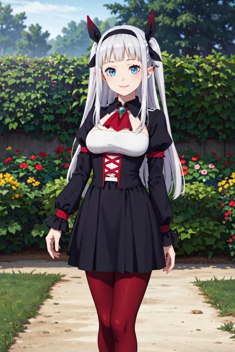 (best quality,4k,8k,highres,masterpiece:1.2),ultra-detailed,realistic,photorealistic:1.37, Mirajane Strauss, with a beautiful smile, wearing a Santa Claus costume