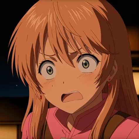 masterpiece, best quality,
anime screencap, cel shading, 
 <lora:remerciernike.sdxl.v2:0.95> 
remerciernike, open mouth, blush, close-up, night, pinkdress, portrait, blurry background, looking at viewer, surprised, frown, faceless, 1boy, wide-eyed, scared