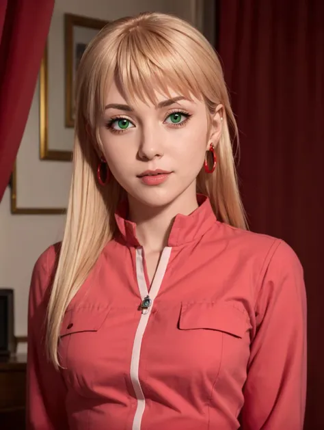 masterpiece, best quality,
<lora:remerciernike.sd15.v1:0.55>, remerciernike, pinkdress
red earrings, green eyes, blond hair,
1girl,solo
upper body,
bedroom,