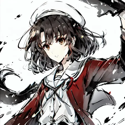 (extremely intricate:1.2)>,1girl,solo,BREAK cinematic light,ultra high res,8k uhd,perfect anatomy,exquisitely detailed skin,best shadow,delicate,RAW,(short hair:1.2),(shaded face:1.2),(full body:1.3),
cherry_blossoms,falling_petals,leaves_in_wind,petals,petals_on_liquid,rose_petals,1girl,confetti,katou_megumi,falling_leaves,wind,hanami,spring_\(season\),solo,graduation,school_uniform,short_hair,white_sailor_collar,sailor_collar,brown_eyes,brown_hair,upper_body,gradient_background,bangs,gradient,feathers,looking_at_viewer,flower,serafuku,parted_lips,brown hair,bangs,short hair,brown eyes,beret,red cardigan,open red cardigan,open clothes,white dress,frills,long sleeves,medium breasts,