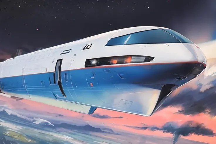 <lora:sugiyama-v6:0.8> spaceship, perspective