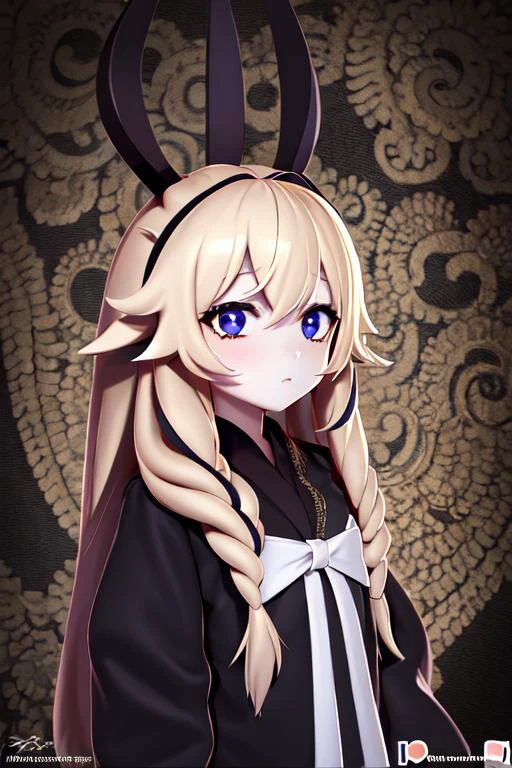 (masterpiece), high quality, absurdres,
1girl, long hair, calm expression, looking at viewer,
upper body, detailed face and eyes,