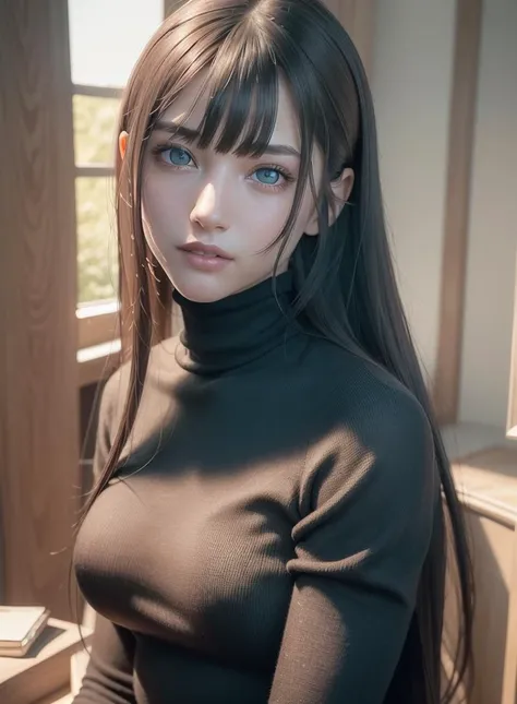 (RAW photo:1.2), (photorealistic:1.4),(masterpiece:1.3),(best quality:1.4),ultra high res,(detailed eyes),(detailed facial features),(detailed clothes features),HDR, (extreme detailed illustration),
slender girl,
long hair, bangs, straight hair,
shiny skin,
turtleneck, jeans,
smile,
(full body shot:1.2),
<lora:virtualgirlAim_v20:0.6>