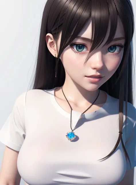 (realistic:1.4), best quality, ultra high res,
4k, instagram,
higly detailed,
(wearing white shirts:1.3),
VirtualGirl-Aim, medium breasts, straight hair, long hair, black hair, black eyes, crystal pendant,
<lora:virtualgirlAim_v20:0.5>