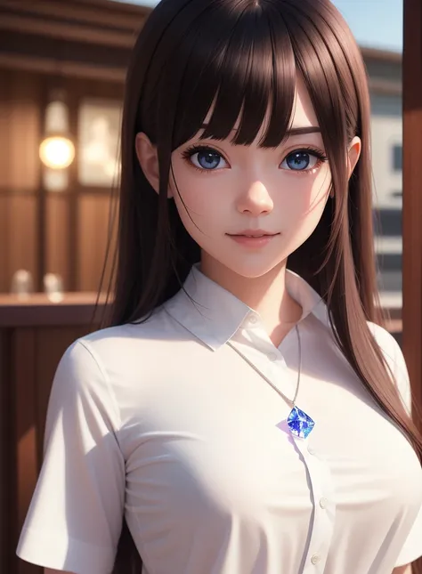 (realistic:1.4), best quality, ultra high res,
4k, instagram,
higly detailed,
(wearing white shirts:1.3),
full body shot,
VirtualGirl-Aim, medium breasts, straight hair, long hair, black hair, black eyes, crystal pendant,
<lora:virtualgirlAim_v20:0.5>
