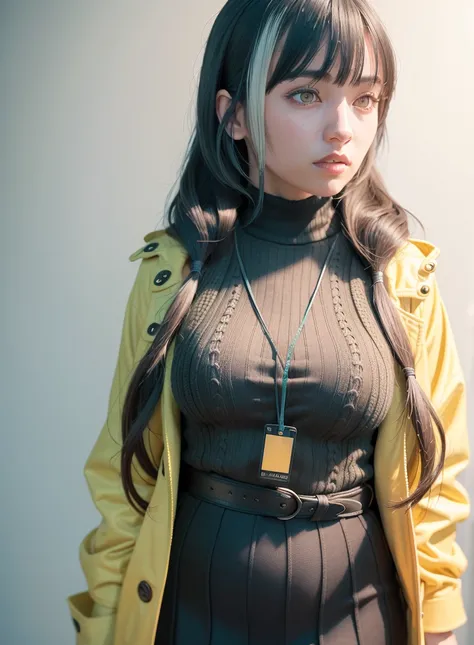 (realistic:1.4), best quality, ultra high res,
4k, instagram,
higly detailed,
ro635, sweater, collared shirt, lanyard, id card, yellow coat,
VirtualGirl-Aim, medium breasts, straight hair, long hair, black hair, black eyes, crystal pendant,
full body shot,
<lora:virtualgirlAim_v20:0.5> , <lora:ro635GirlsFrontline_v10:1.0>