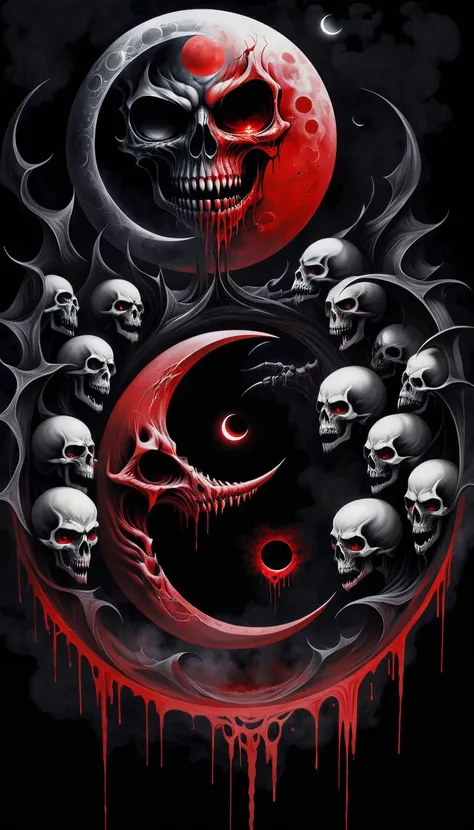 black moon, war, blood, Death, Hate, Woe, Doom,
illusionix red ink, black background<lora:illusionix:1>