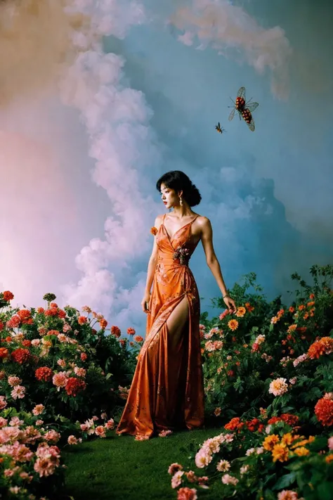 portrait of the most beautiful form of chaos, elegant, a brutalist designed, vivid colours, romanticism, by james jean, roby dwi antono, ross tran, francis bacon, michal mraz, adrian ghenie, petra cortright, gerhard richter, takato yamamoto, ashley wood, atmospheric,
a girl, overflowing drapes, elegant, insects and flowers, cinematic, (dynamic pose), ((dramatic composition)), (limited color palette), extremely lush pubic hair, (full body:1.3), hairy pussy,
