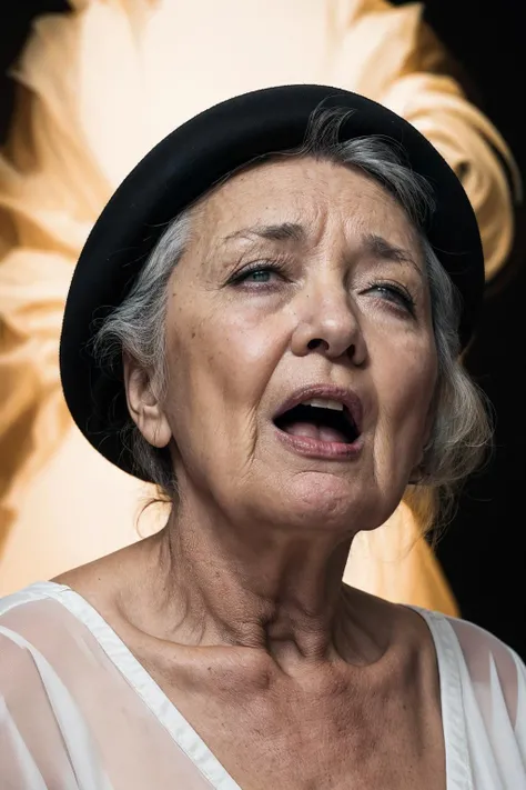 oface, an old woman, black background<lora:oface:1.0>